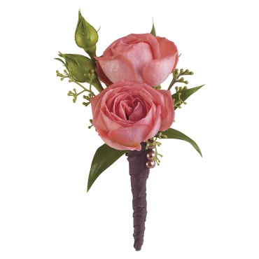 Rose Simplicity Boutonniere