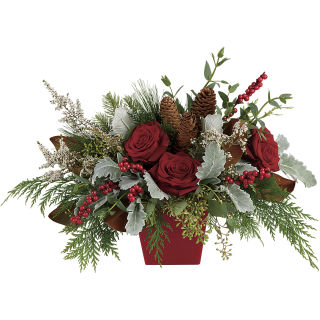 Winter Blooms Centerpiece